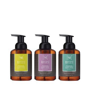 Naturally antiseptic and antifungal, blended with Essential Oil to produce non-toxic, moisturizing, antibacterial foaming hand soap that is hypoallergenic and gentle on all skin types. Delivers 70% more hand washes without artificial fragrance. Our bestseller